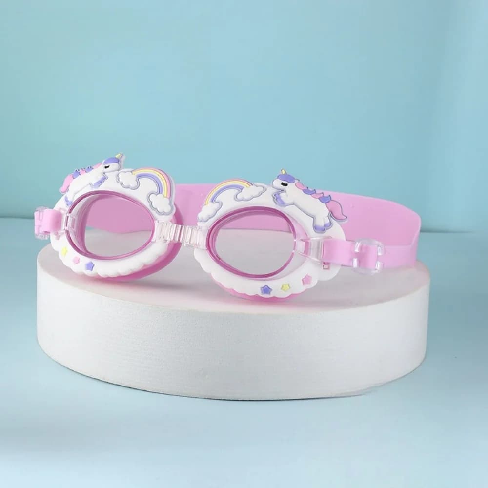 Masque de natation apprentissage enfant silicone anti-buée étanche réglable équipement plongée mignon