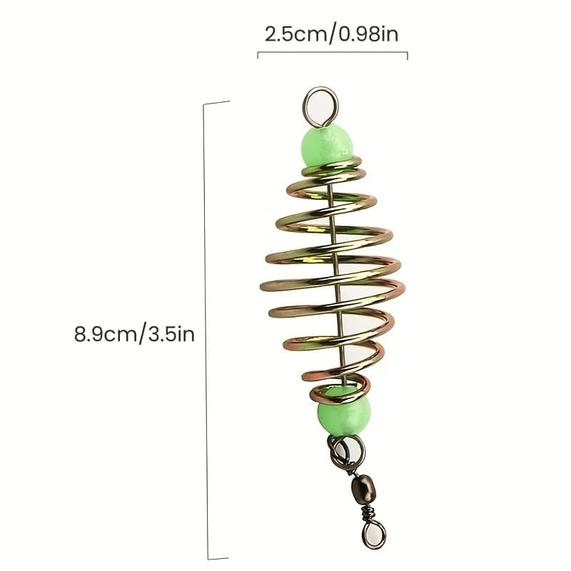 Cage amorçoir feeder 5 pièces pour la pêche de la carpe, piège à appâts et accessoire