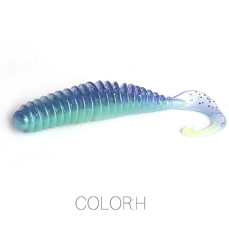 Leurre souple Tanan-Tail 50mm et 65mm pour la pêche du carnassier, bar, carpe et truite