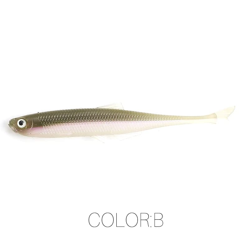 Leurre souple ShadTeez 60mm 80mm pour perche, brochet et sandre, leurre de pêche carnassier avec yeux 3D