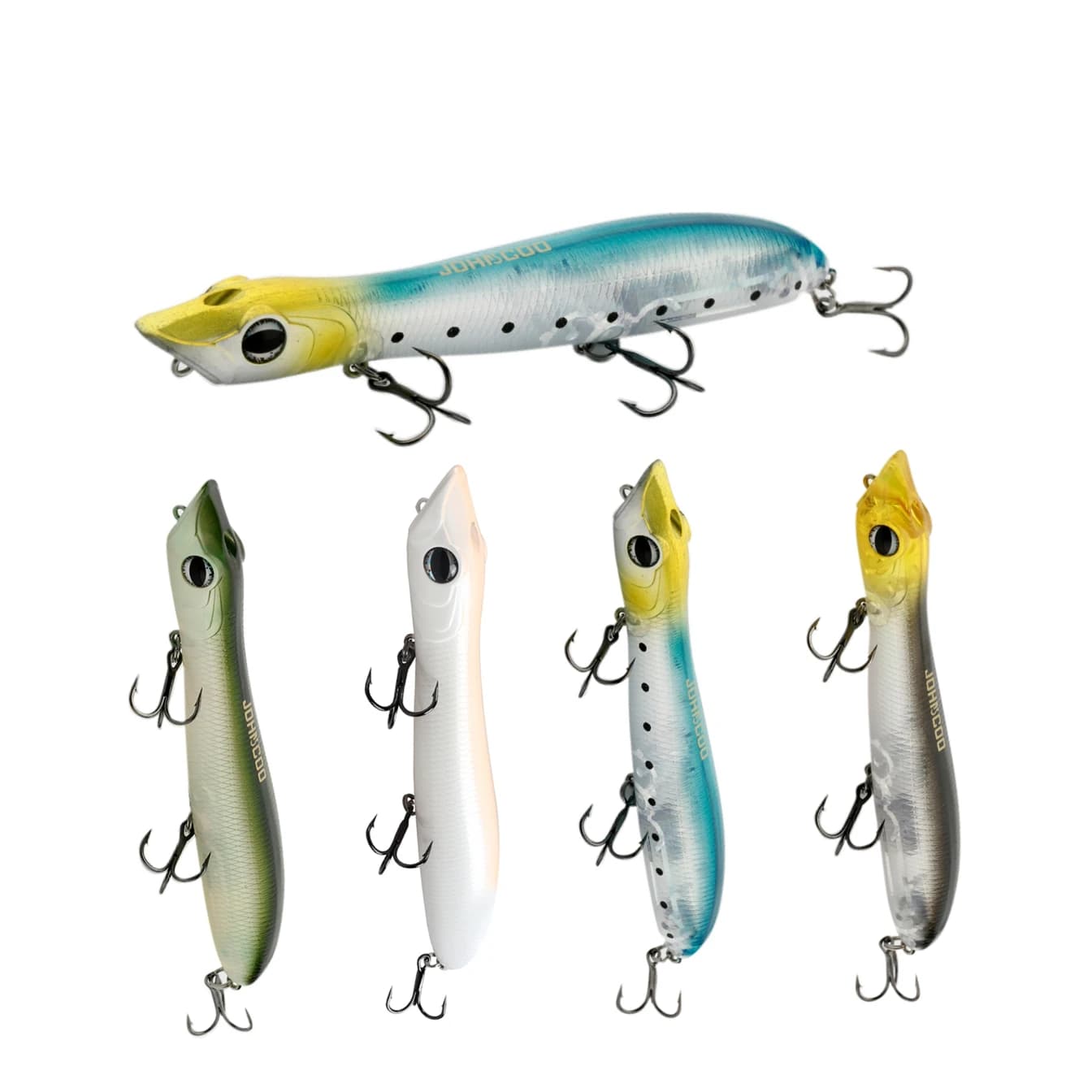 Leurre Popper Topwater 12cm Flottant pour Bass et Snakehead, Appât Dur avec Rattle et Wobble pour la Pêche