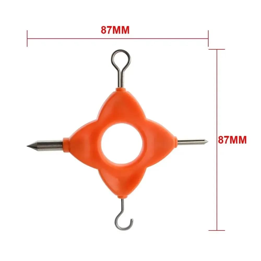 Outil nœuds pêche 4 en 1 Hirisi - nœudeuse portable pour montages carpe et D-rig rapides