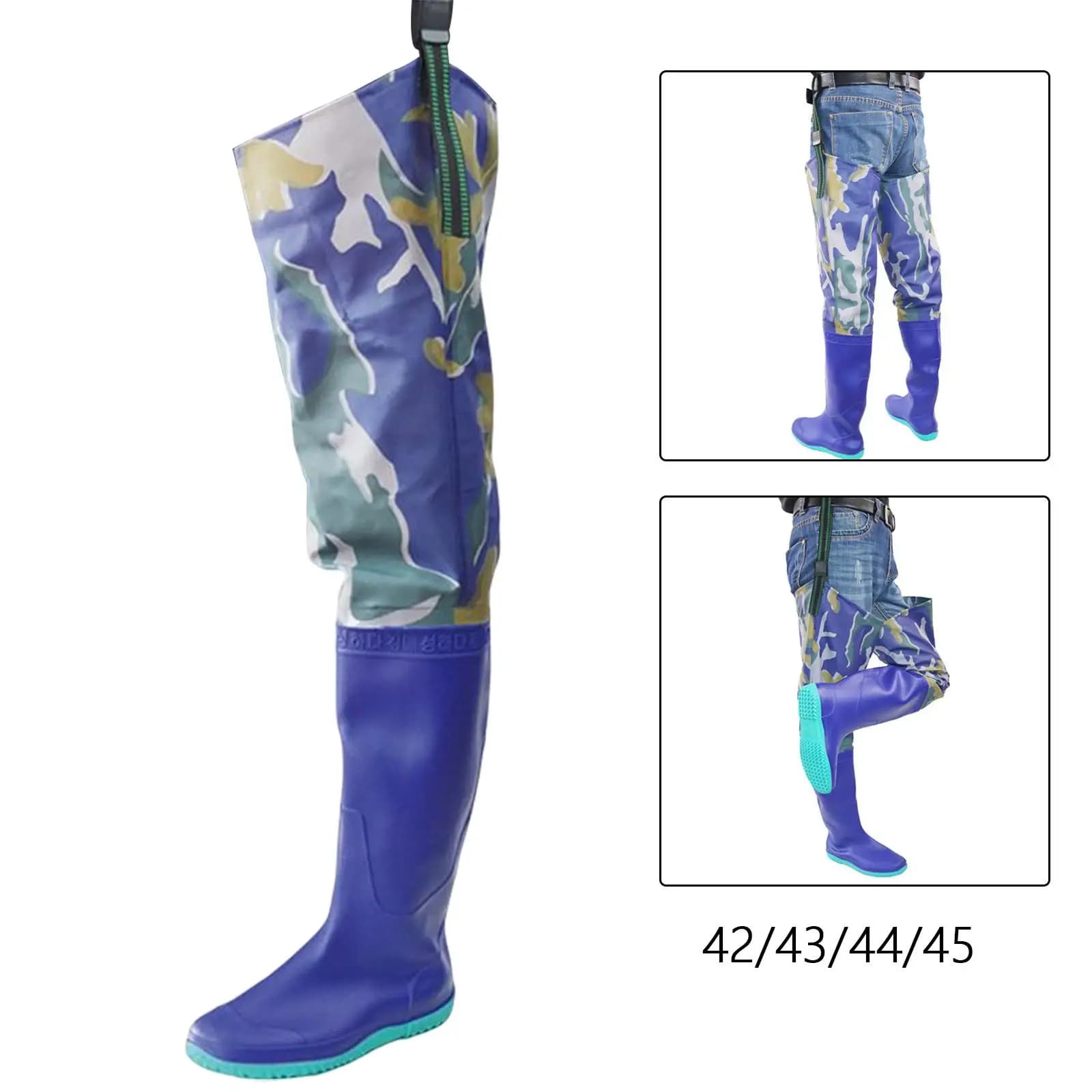 Waders cuissardes imperméables anti-dérapantes pour hommes et femmes - Bottes de pêche jardinage