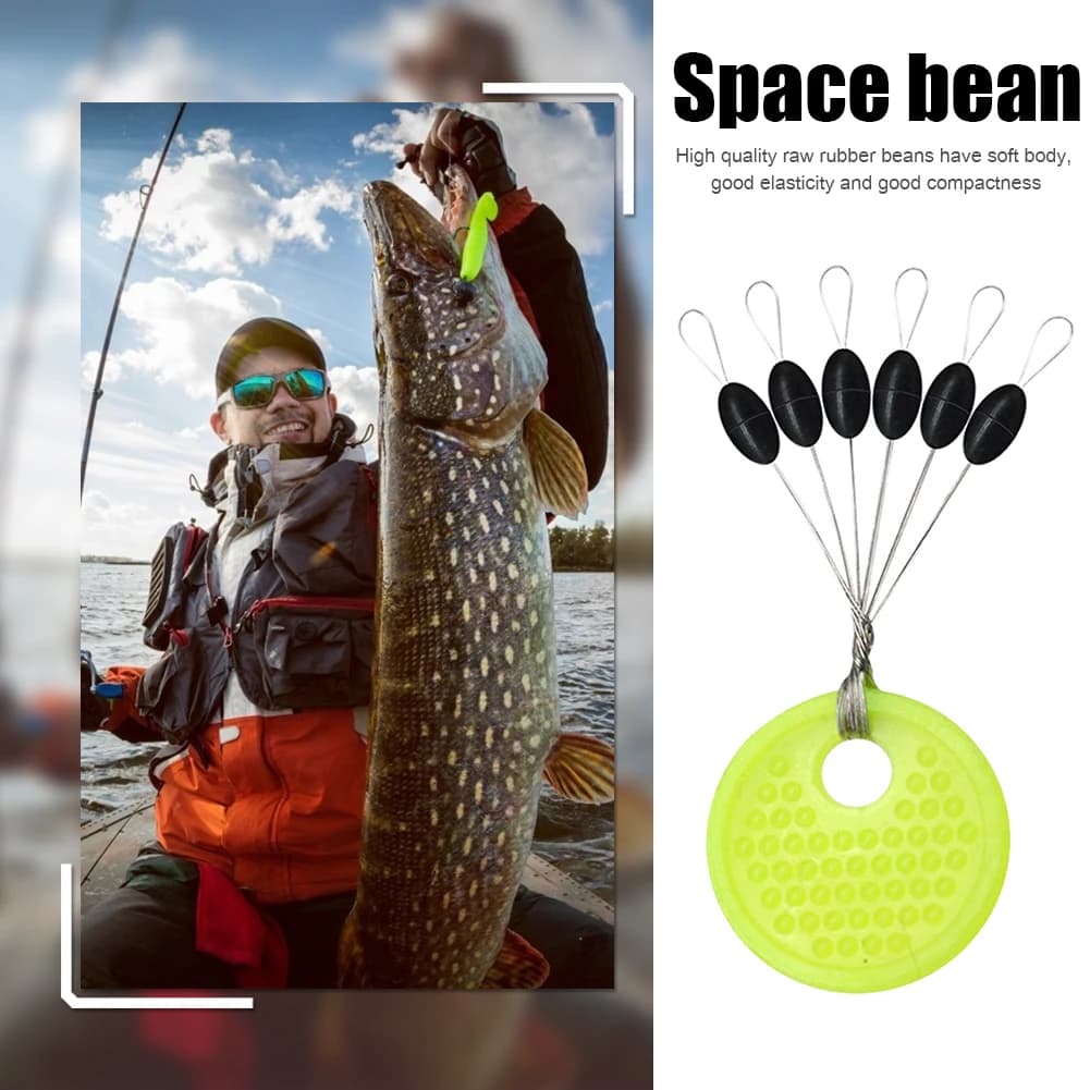 60 stop floats résistance espace haricots - Accessoires pêche carpe sans abîmer la ligne