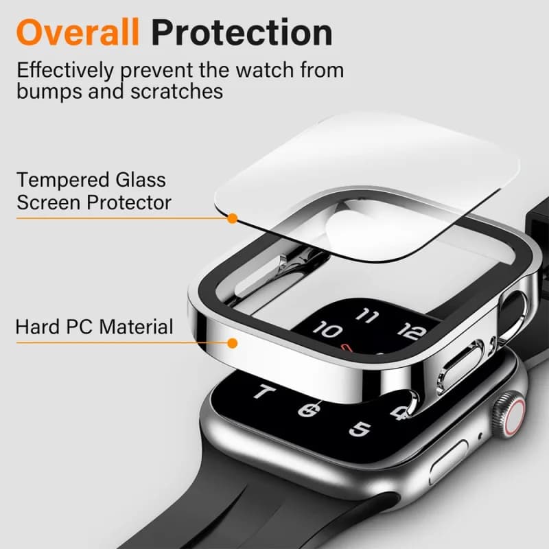 Coque verre étanche Apple Watch 10 42mm 46mm - Protection écran et chocs iWatch Series 10