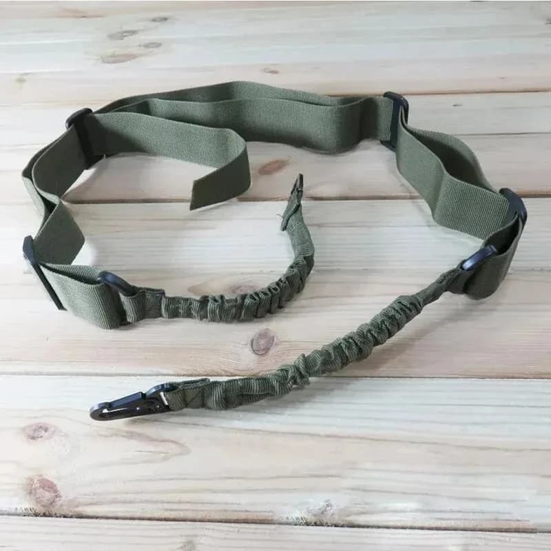 Bretelle tactique 2 points bungee pour fusil - Accessoire pêche chasse durable 1-3 pièces