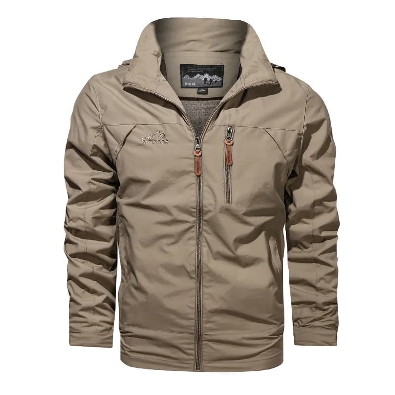 Parka homme grande taille anti-vent imperméable pour pêche printemps-automne sportive
