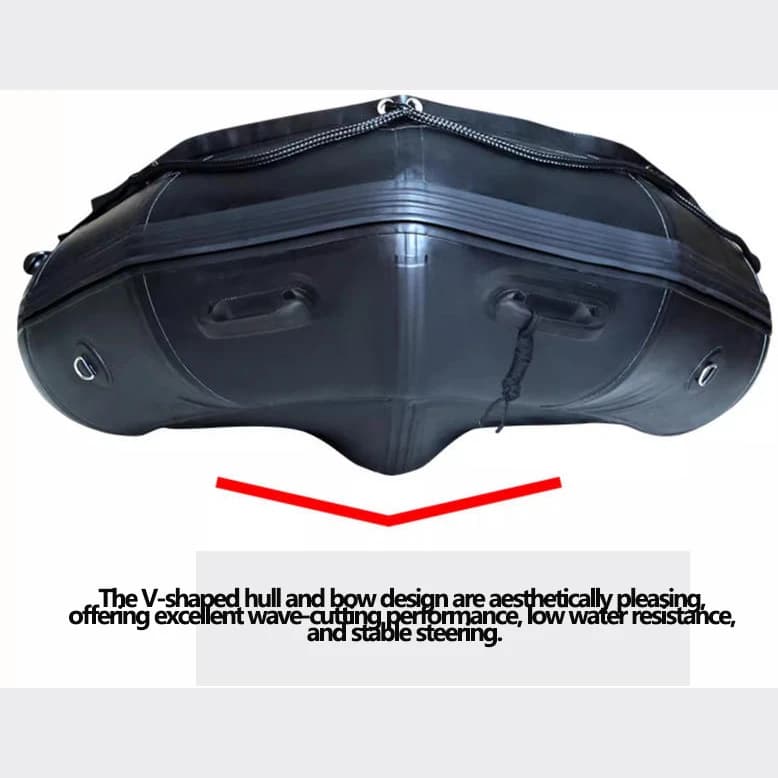 Bateau gonflable professionnel PVC 1.2mm anti-choc avec plancher aluminium - Rafting pêche