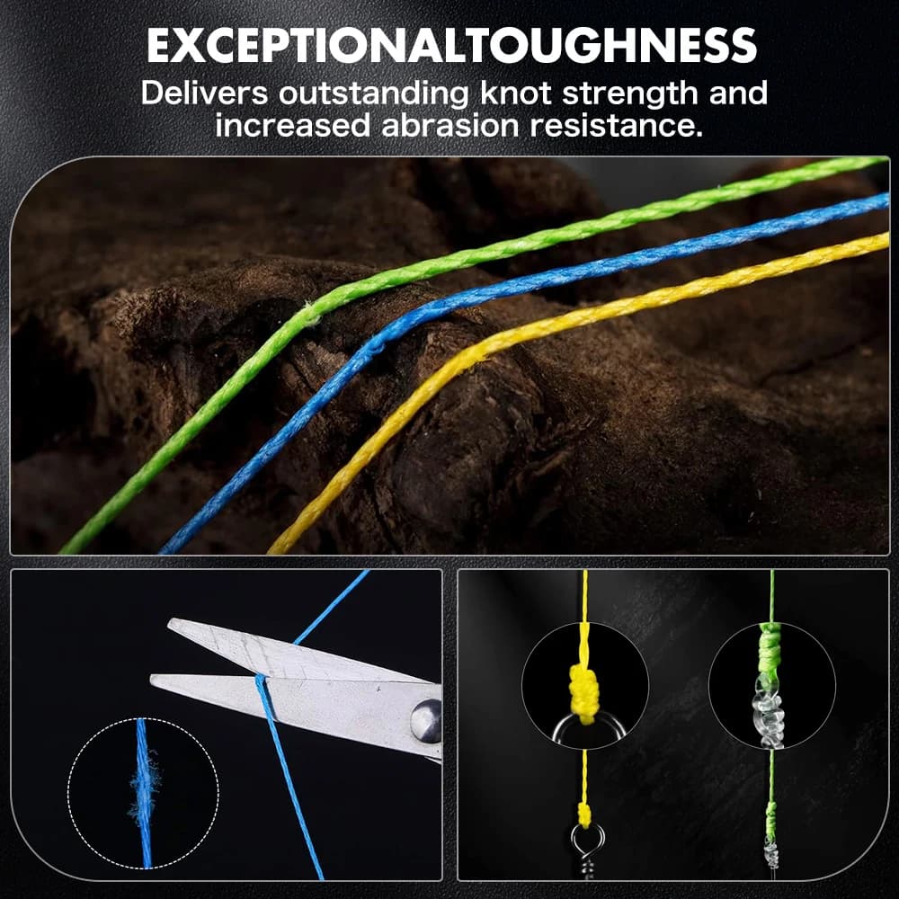 Ligne de pêche Zukibo 1000m 8-12 brins PE multifilament - Super résistante pour eau salée et pêche sportive