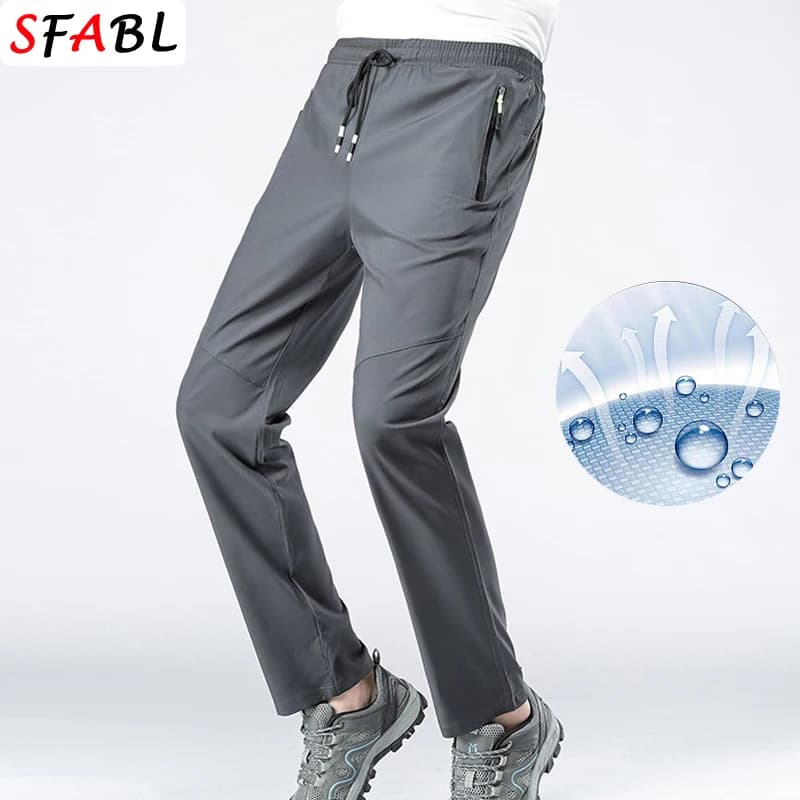 Pantalon randonnée pêche 5XL stretch homme - Séchage rapide et poches zippées pratiques