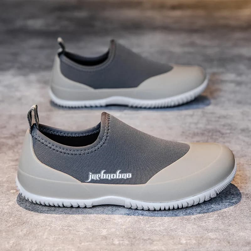 Bottes de pluie homme mode bouche peu profonde anti-dérapant court tube pêche printemps été automne