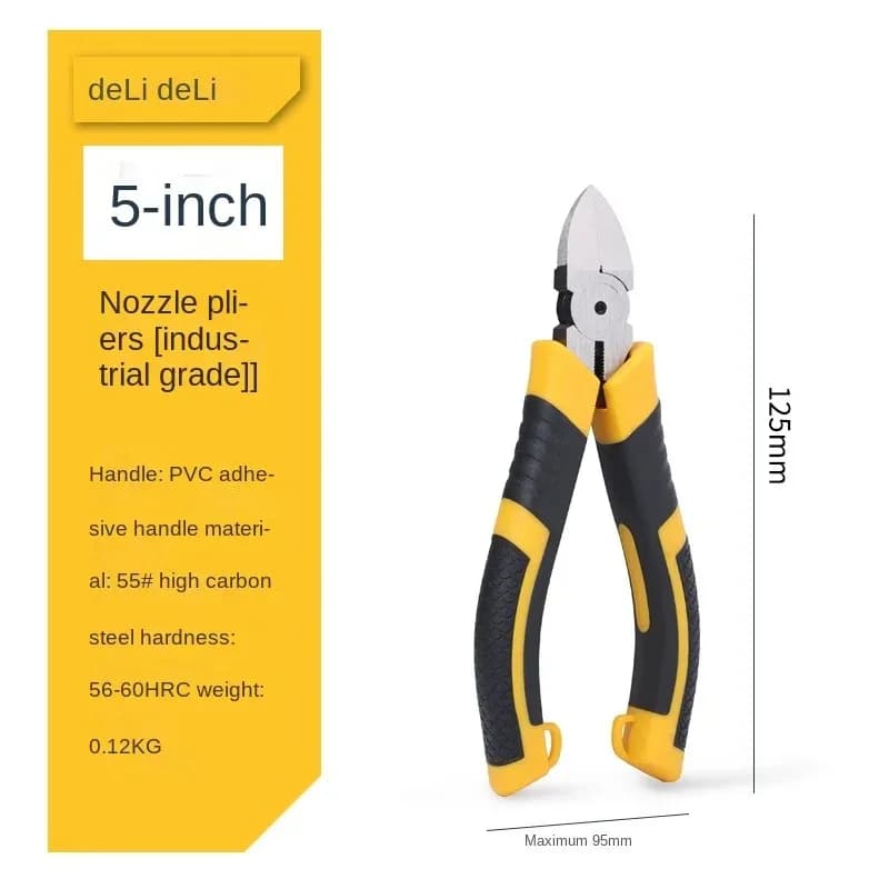 Pince coupante diagonale CR-V 5/6 pouces - Ciseaux coupe-fils câbles bijouterie outil électrique