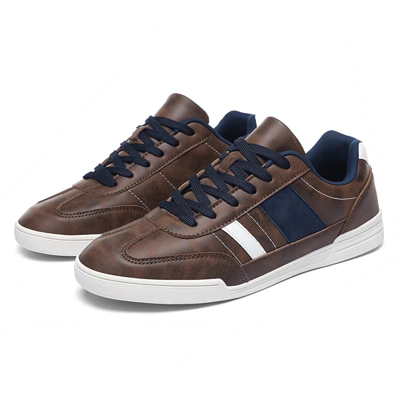 Chaussures de pêche homme à orteils larges en cuir, confortables pour marcher pieds nus, chaussures plates décontractées