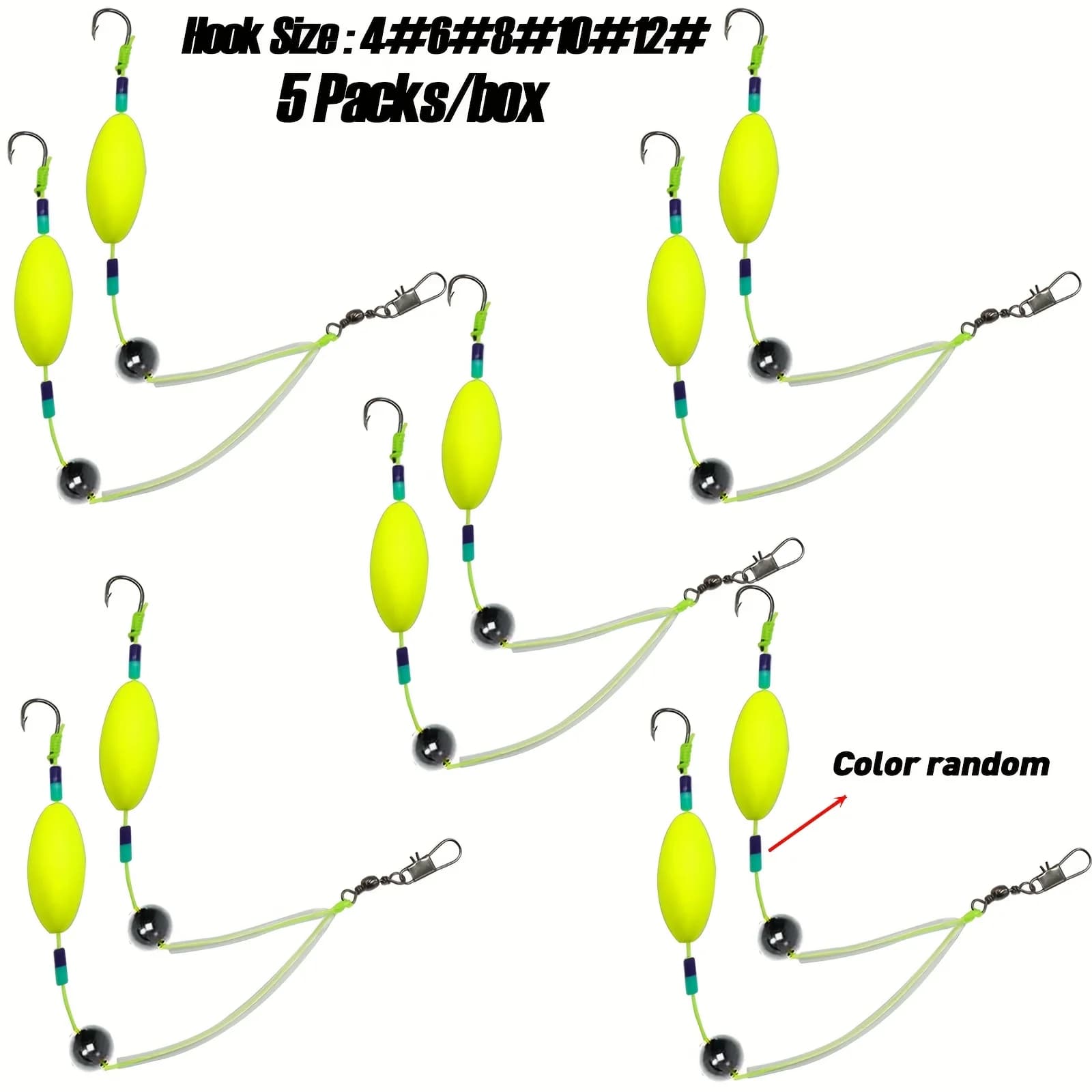 TAKBAS 5 packs reverse off-bottom double hook rig set pêche carpe européenne contourne herbes pierres vase