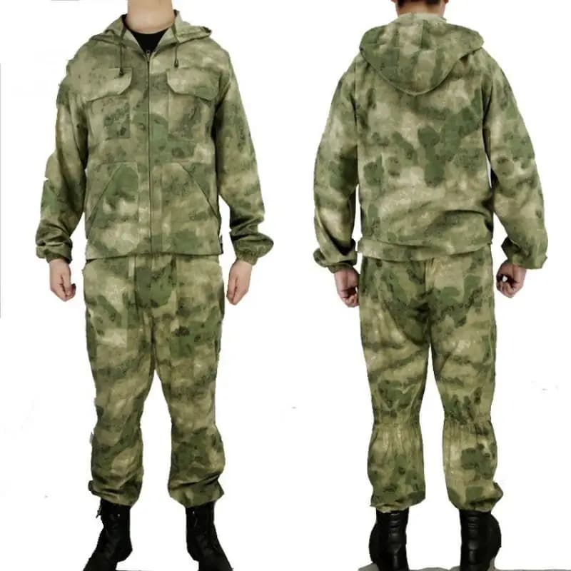 Combinaison camouflage tactique russe ATFG EMR fleurs été pêche respirante avec capuche