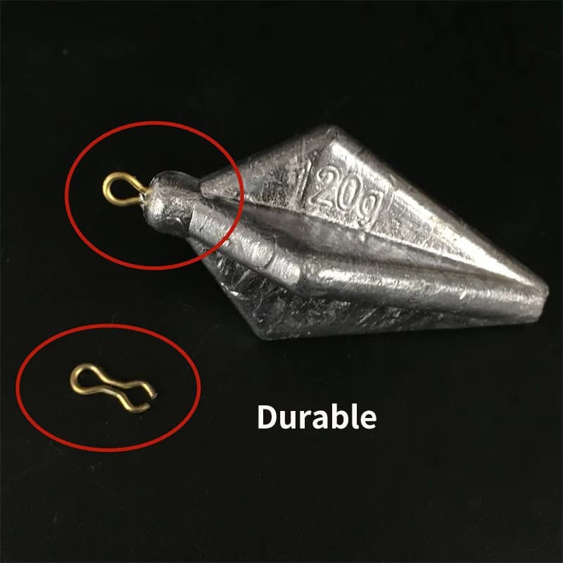 Plombs de pêche 10g-120g - Sinkers plombés pour tous types de pêche en eau douce et mer