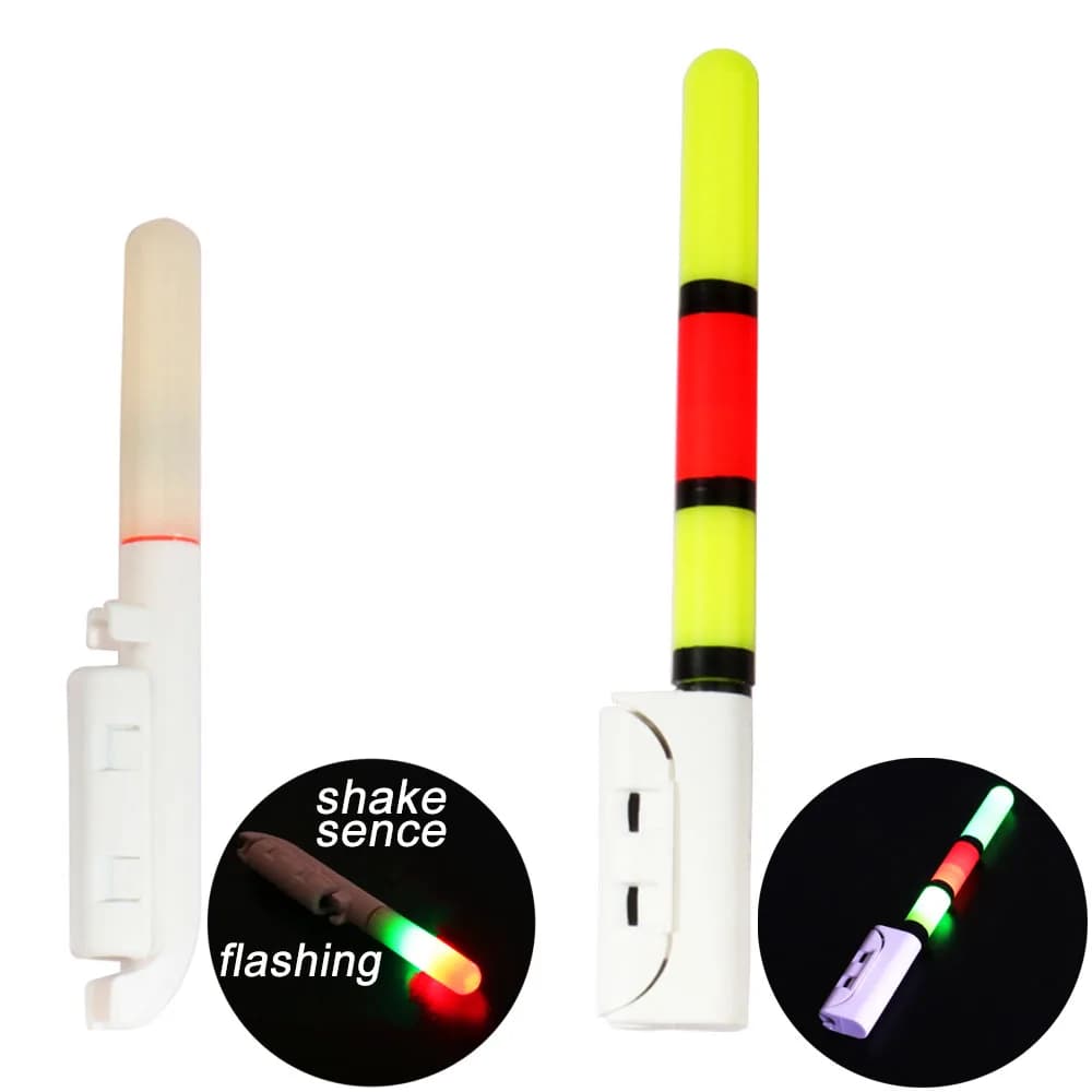 Canne à pêche lumineuse CR425 étanche avec batterie lithium 3.6V et recharge USB pour la pêche de nuit