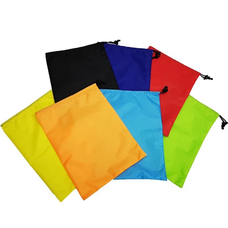 Sac étanche ultraléger pêche - Poche à chaussures cordon de serrage organisation matériel pêche