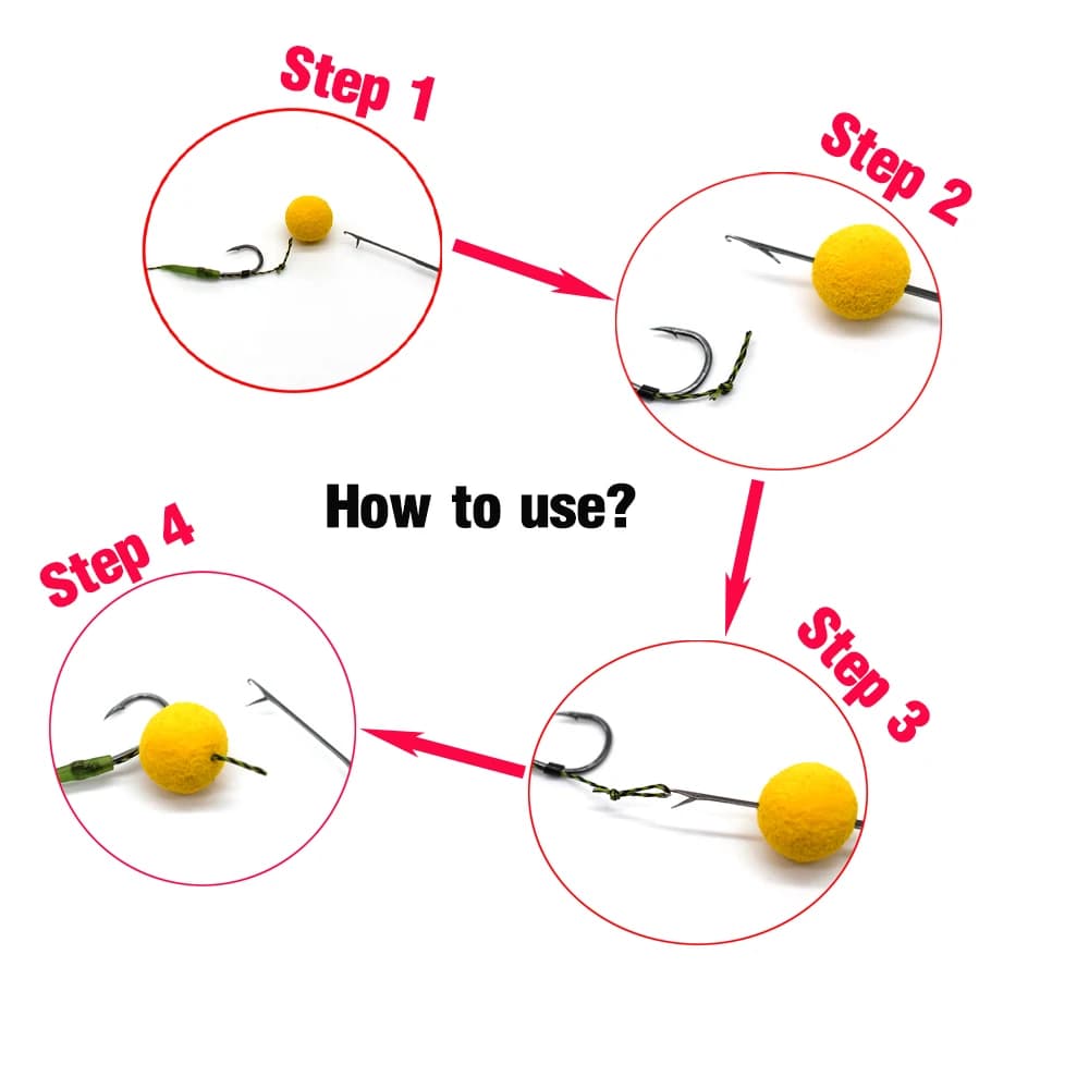 Aiguille à esches pour bouillettes pop-up carpe - Outil MNFT pour percer et monter vos appâts
