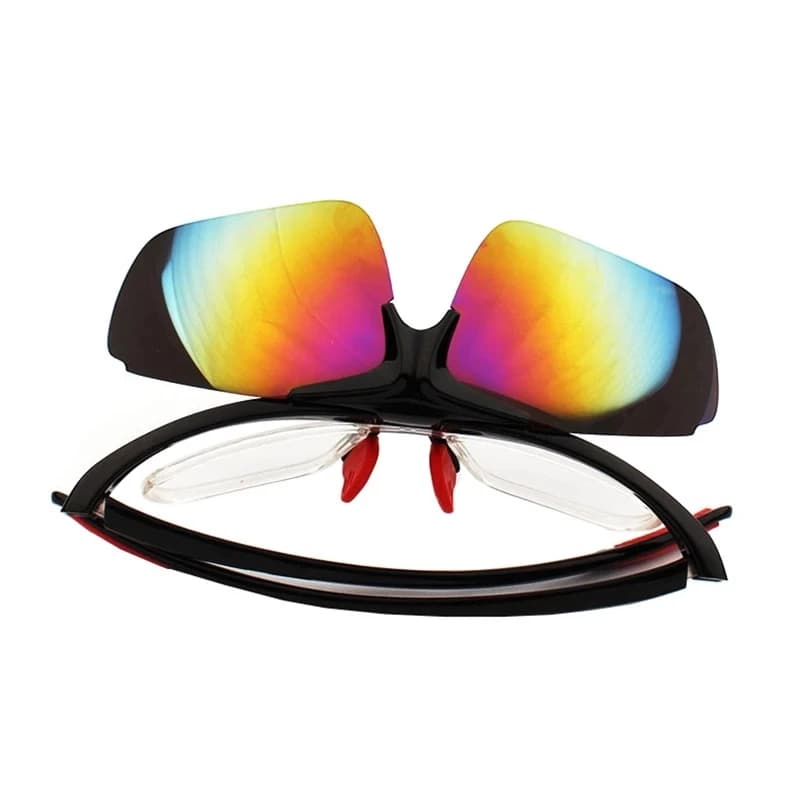 Lunettes de pêche vision nocturne relevables pour pêche de nuit et pêche crépusculaire