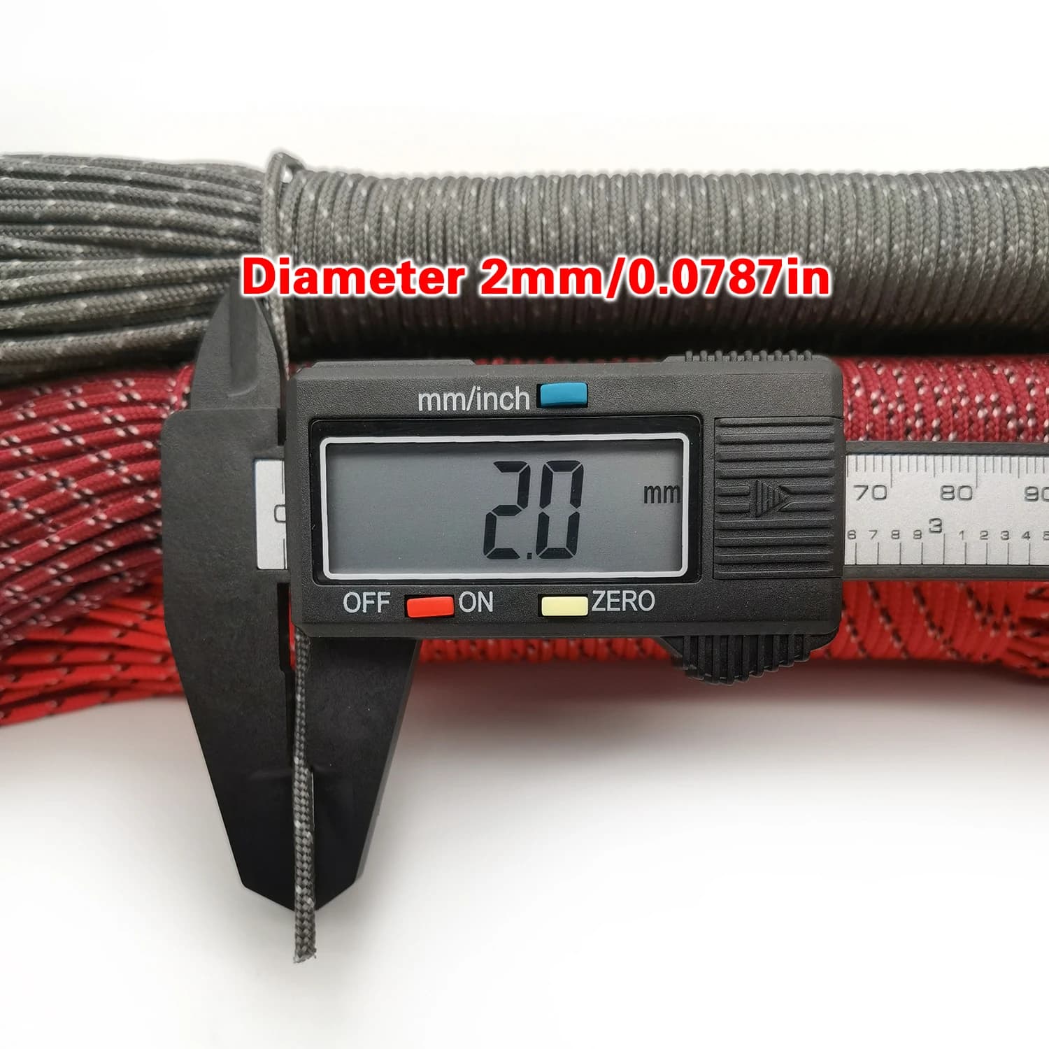 Paracord 100 couleurs 31 mètres - Corde parachute pour pêche, camping et survie
