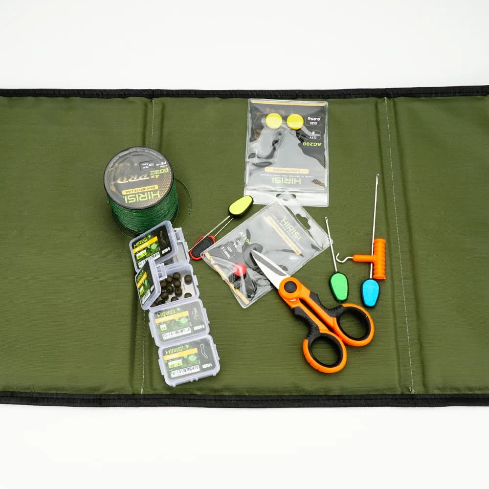 Tapis de décrochage pliable multifonction Hirisi avec coussin éponge respirant pour la pêche de la carpe
