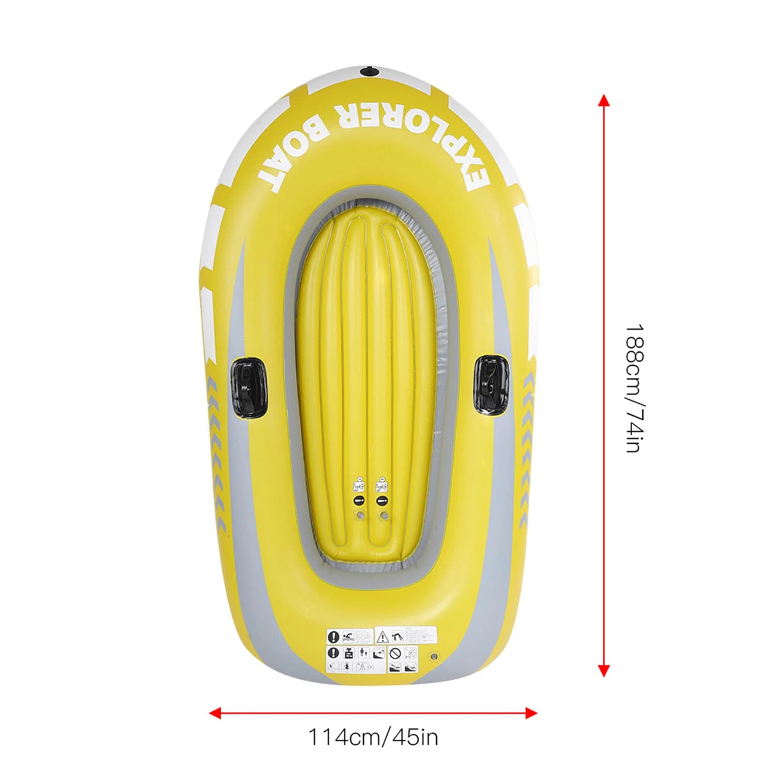 Kayak gonflable PVC 2 personnes canoë bateau à air pêche dérive plongée léger transport facile rangement compact