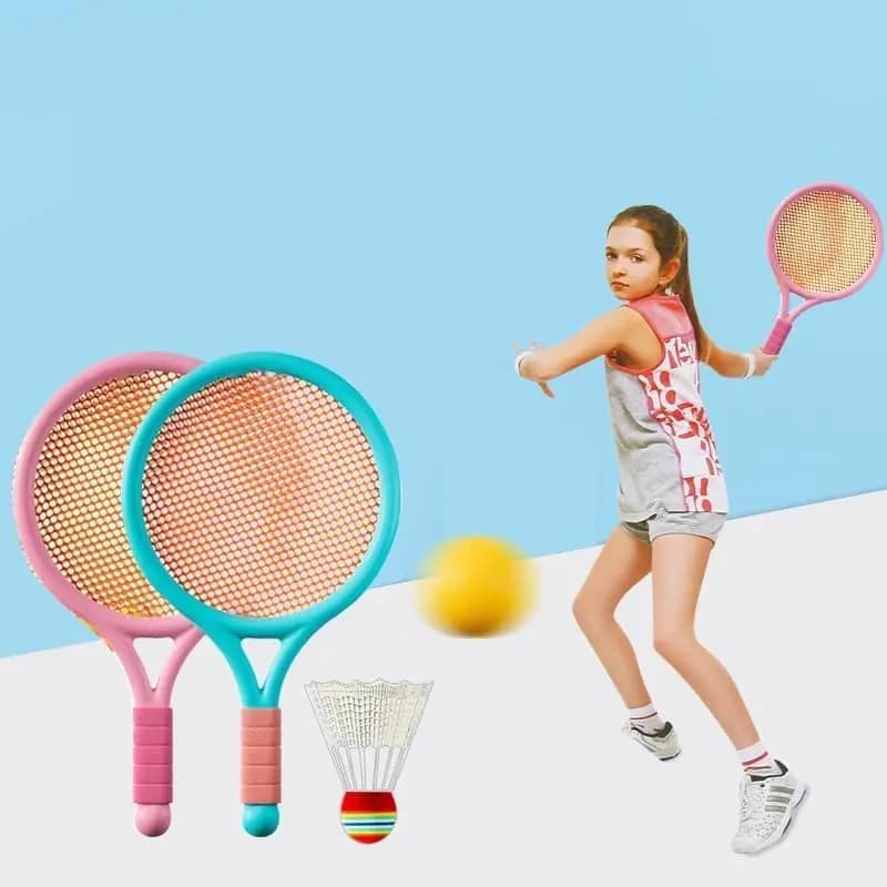Raquettes badminton portables compétition matériaux durables prise longue durée grip confortable