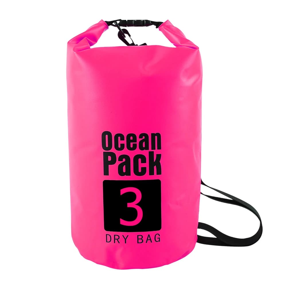 Sac étanche pliable 2L à 15L - Sac flottant pour kayak, rafting, plage et trekking