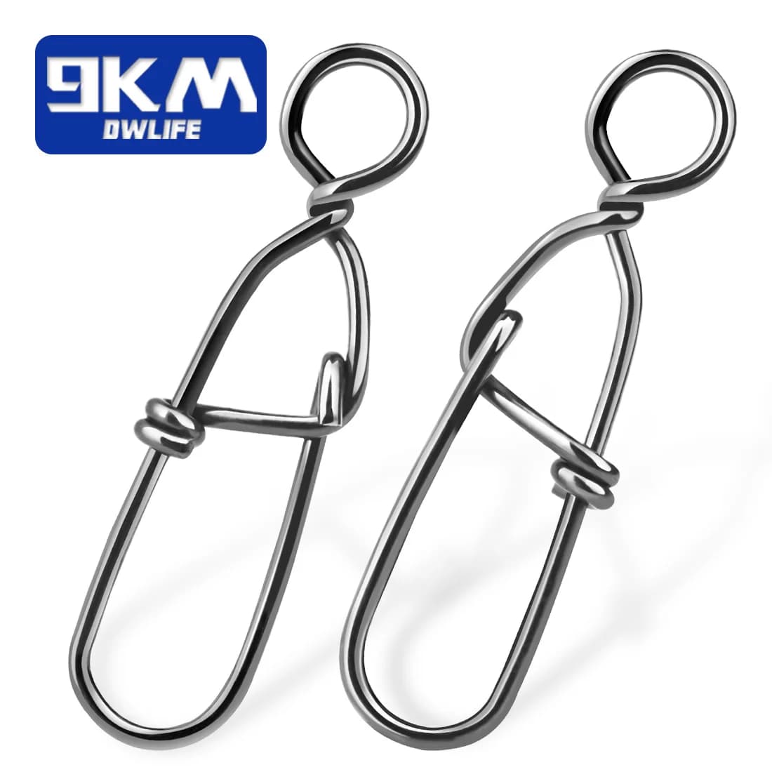 Snaps Duo Lock 50-200PCS en acier inoxydable pour raccords leurres pêche black-bass eau douce clips rapides