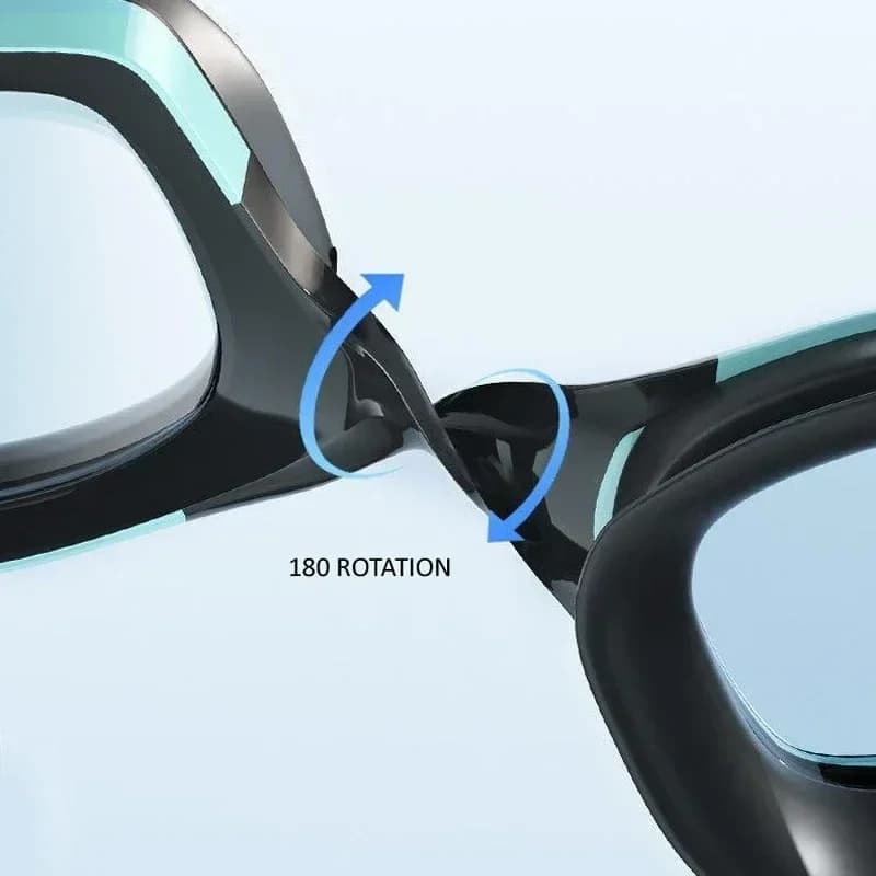 Lunettes natation professionnelles HD étanches anti-buée silicone bonnet natation compétition