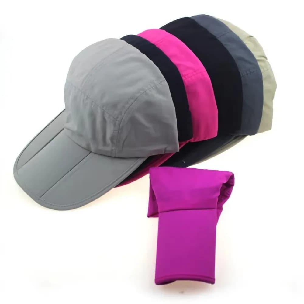 Casquette baseball sport pliable waterproof séchage rapide protection solaire pêche vélo