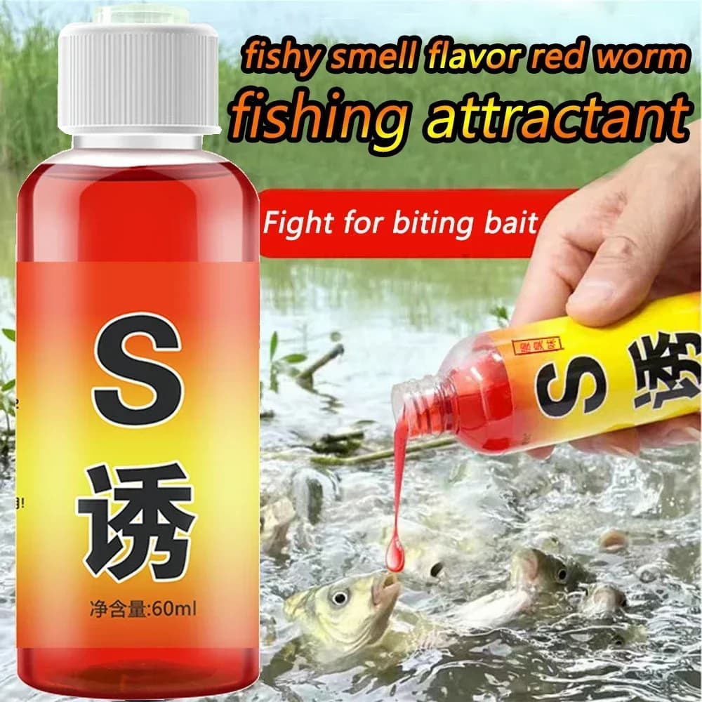 Activateur de touches liquide 60-300ml parfum sang ver rouge pour carpe appât liquide pêche