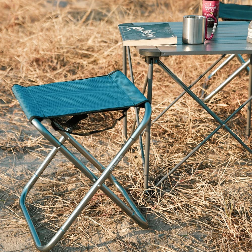 Tabouret pliant ultra léger pêche camping - Banc portable adulte randonnée pique-nique transport pliable