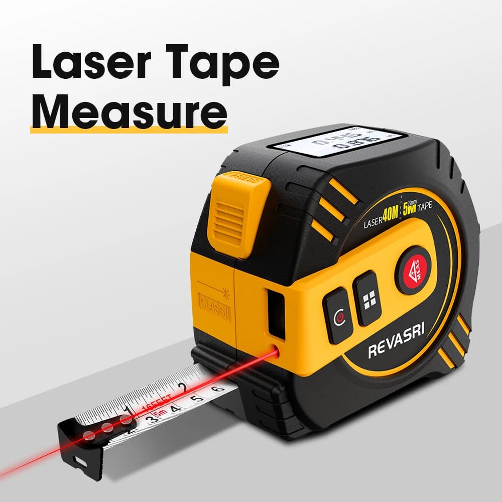 Mètre laser REVASRI 2en1 haute précision - Règle intelligente avec écran LCD pour pêche