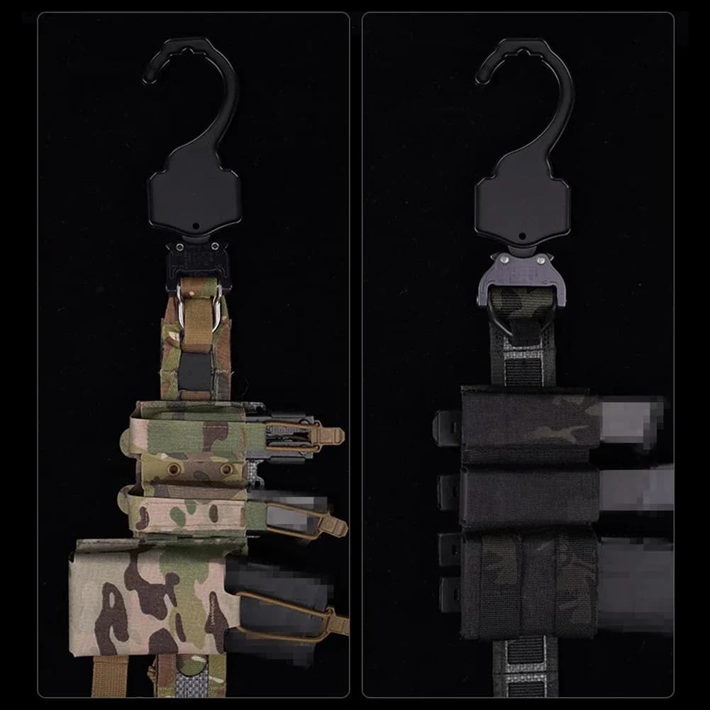 Porte-ceinture léger pour équipement pêche - Support déploiement rapide boucle Cobra affichage