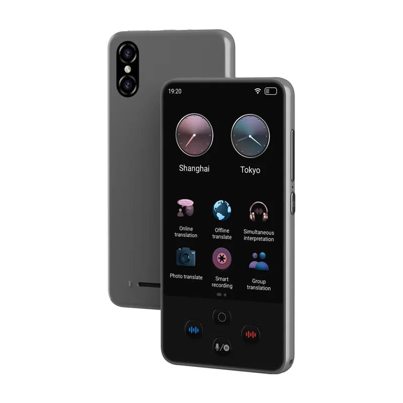 Traducteur portable S85 Pro WiFi 138 langues - Traduction vocale et photo avec ChatGPT pour pêche internationale