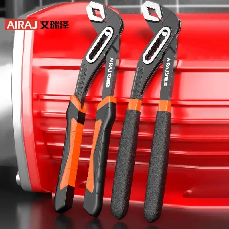 Pince multiprise adhésive AIRAJ 8/10/12 pouces pour plomberie et travaux industriels qualité professionnelle