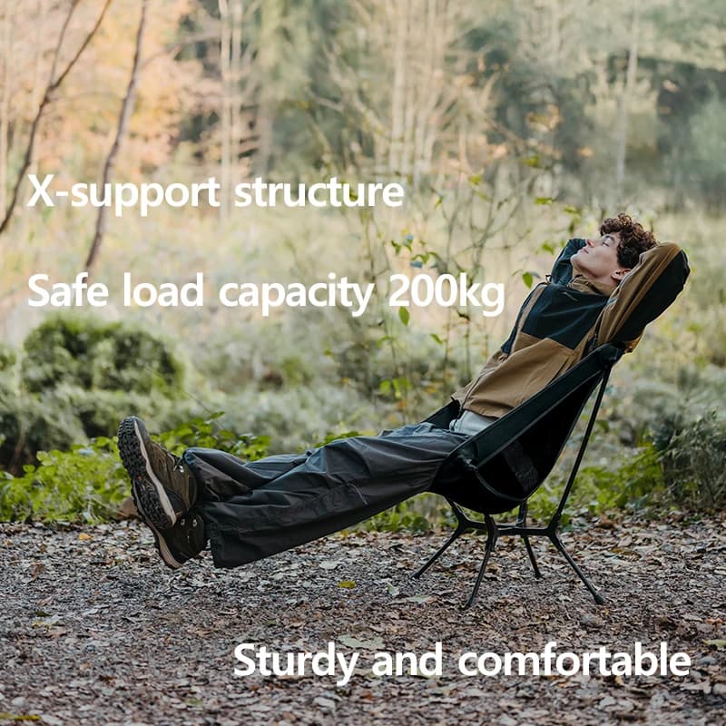 Chaise pliante Naturehike YL01 ultra légère à ouverture automatique pour camping plage et pêche 150kg