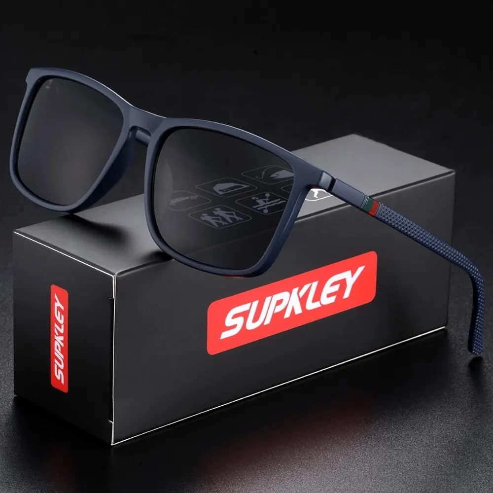 Lunettes sport pêche polarisées homme légères confortables protection UV400 journée entière