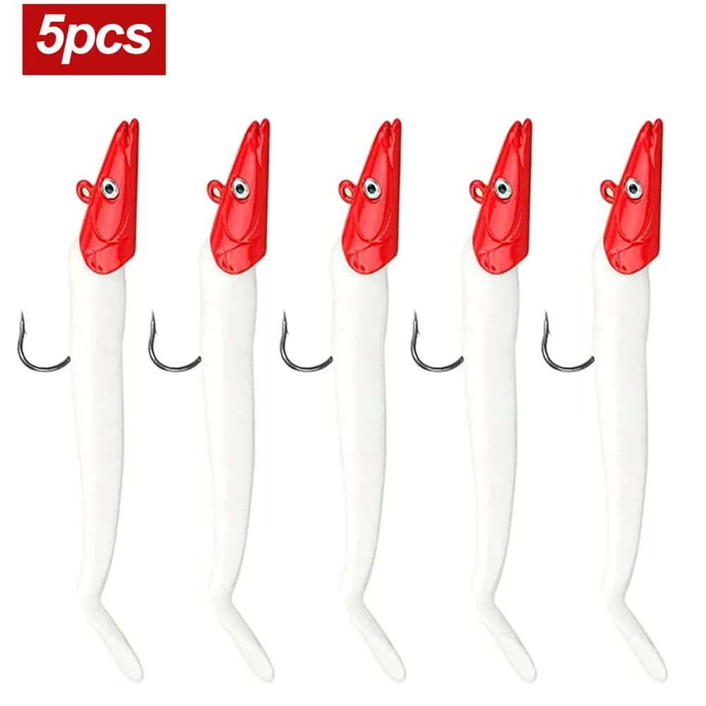 5 Leurres Souples Pêche 10g 11cm avec Cuillère : Leurre Artificiel Wobbler pour Carnassiers