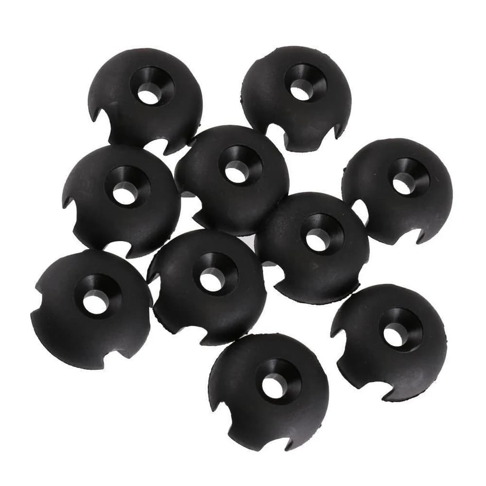 Guides de ligne pour pont de kayak - Lot de 10 guides plastique pour équipement de pêche