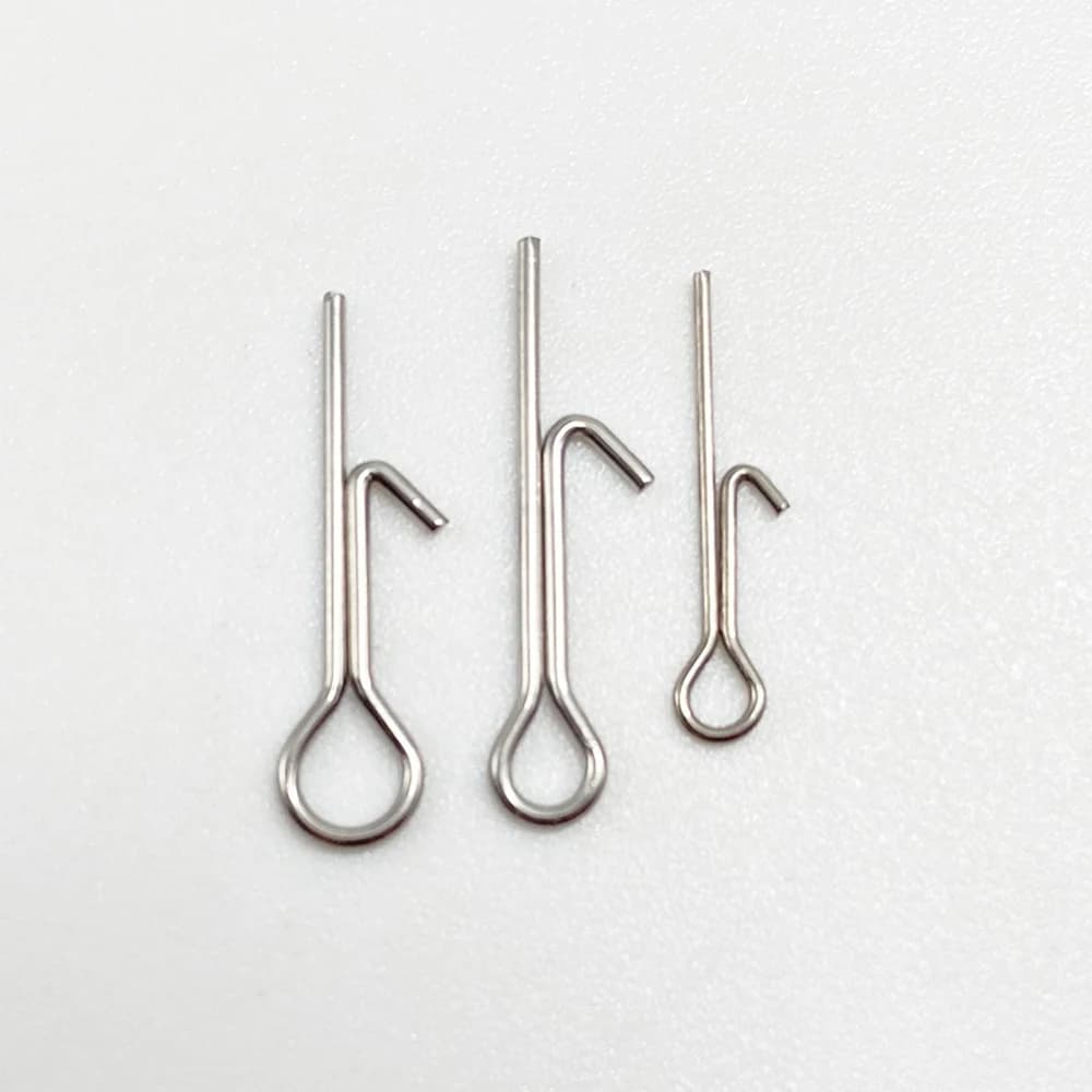 Hameçons avec aiguille et émerillon pour appâts souples pêche à la carpe, pack de 10 30 50 pièces