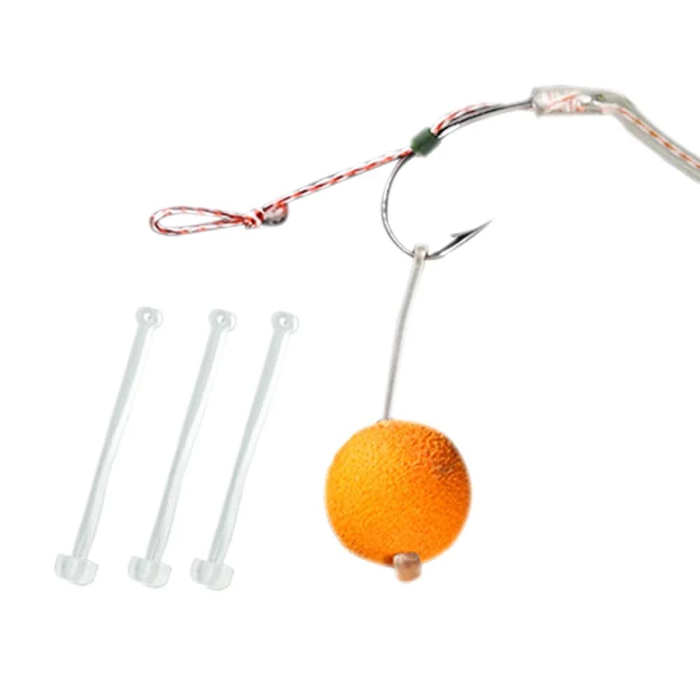 Stoppers hair rig 120 pièces pour pêche carpe - inserts boilie transparents pop-up rig