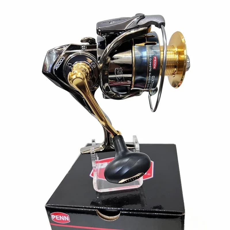 Moulinet de pêche PENN GX1000 à 7000 avec 13+1 roulements, frein 25KG et offre cadeau fil PE