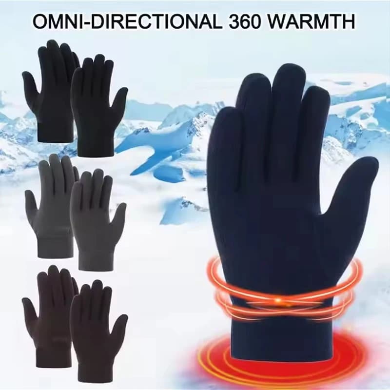 Gants pêche hiver épais polaire homme femme pour pêche glaciaire et conditions extrêmes