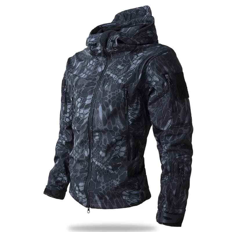Veste d'assaut camouflage trois-en-un homme toutes saisons respirante coupe-vent chaude sport 4XL