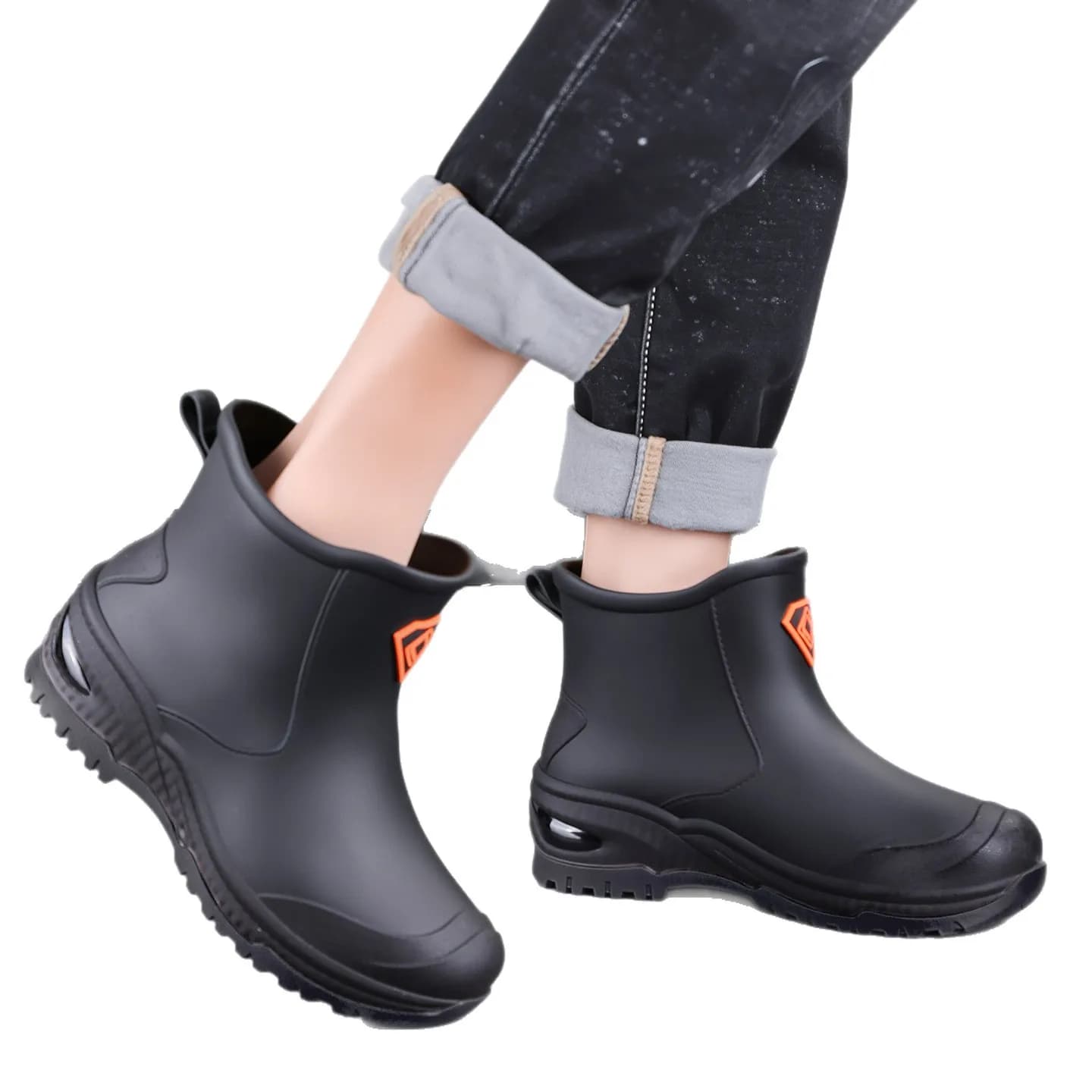Bottes courtes homme écologiques étanches mode militaire vert randonnée aquatique qualité tendance