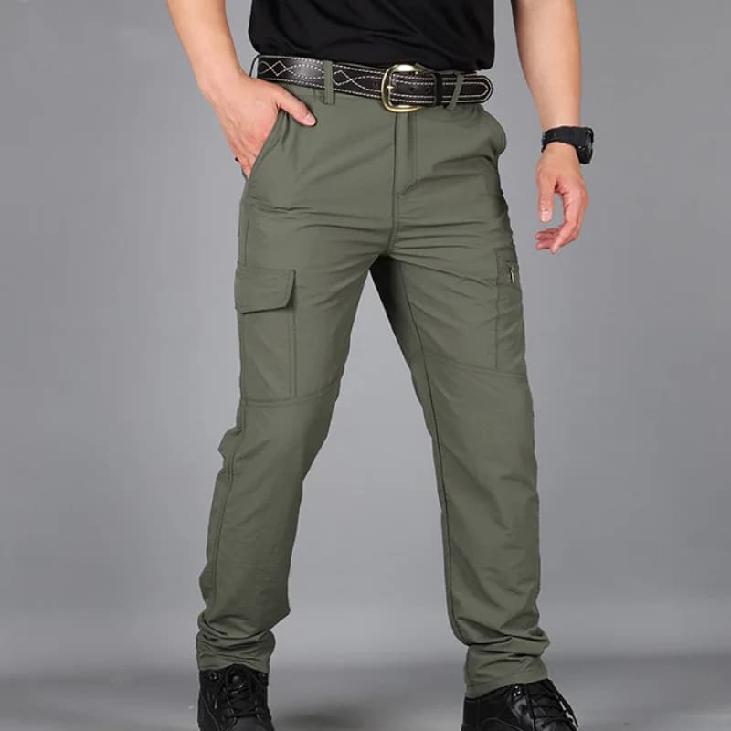 Pantalon cargo militaire slim fit pour pêche - Randonnée trekking pêche montagne homme