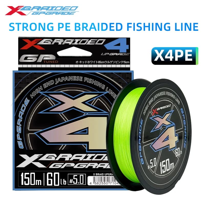 YGK-X4 Stander PE Line Upgrade X4 - Ligne multifilament pêche carpe et bass - 150m ou 200m